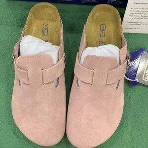 Birkenstock Boston Women's Pink Clogs narrow size 38
